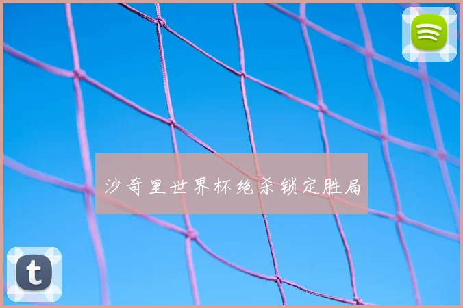 沙奇里世界杯绝杀锁定胜局